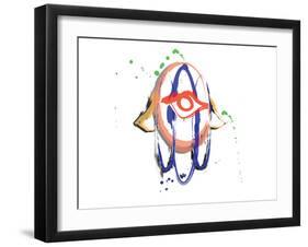 Happy Hamsa I-null-Framed Art Print