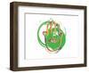 Happy Hamsa II-null-Framed Art Print