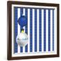 Happy Hanukkah Illustration-kathygold-Framed Art Print