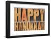 Happy Hanukkah-PixelsAway-Framed Photographic Print