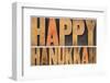 Happy Hanukkah-PixelsAway-Framed Photographic Print