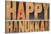 Happy Hanukkah-PixelsAway-Stretched Canvas