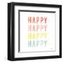 Happy Happy-Ann Kelle-Framed Art Print