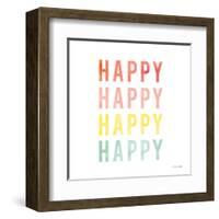 Happy Happy-Ann Kelle-Framed Art Print