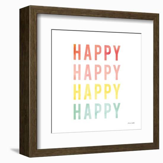 Happy Happy-Ann Kelle-Framed Art Print