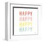 Happy Happy-Ann Kelle-Framed Art Print