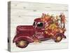 Happy Harvest Co Old Truck Collection-Sheena Pike Art And Illustration-Stretched Canvas