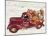 Happy Harvest Co Old Truck Collection-Sheena Pike Art And Illustration-Mounted Giclee Print
