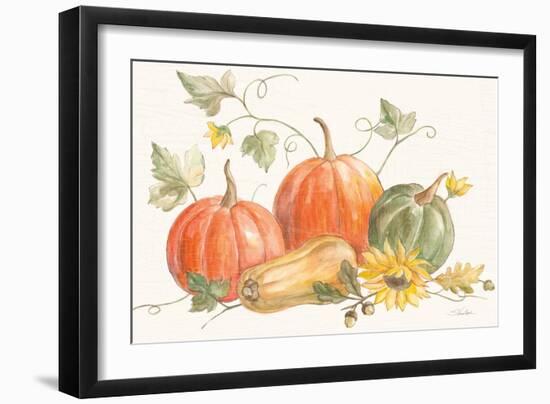 Happy Harvest Pumpkins-Silvia Vassileva-Framed Art Print