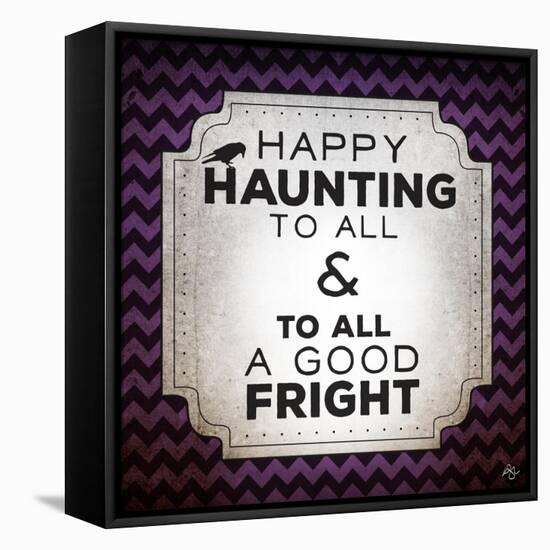 Happy Haunting-Kimberly Glover-Framed Stretched Canvas