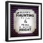 Happy Haunting-Kimberly Glover-Framed Giclee Print