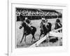 Happy Haven Wins the Pavilion Handicap Race at Brighton from Bally-Conneely and Cabouchon-null-Framed Art Print