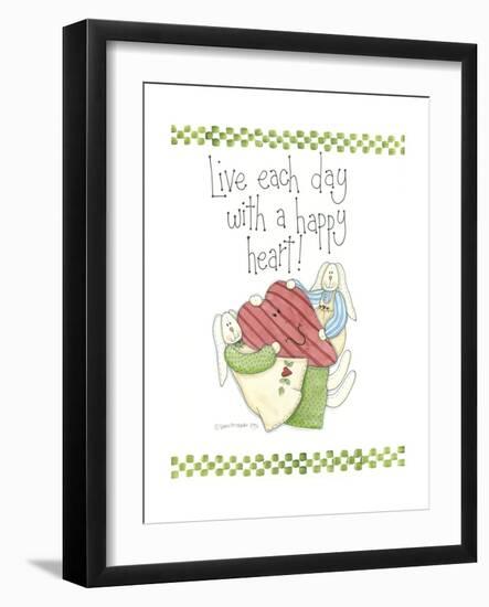 Happy Heart-Debbie McMaster-Framed Giclee Print