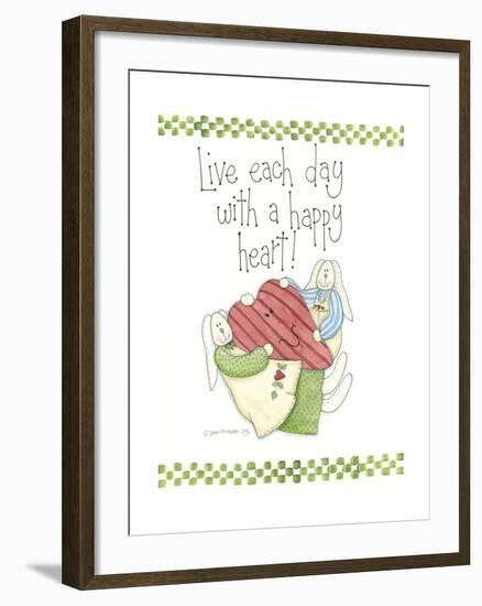 Happy Heart-Debbie McMaster-Framed Giclee Print