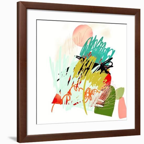 Happy Hills-Niya Christine-Framed Art Print