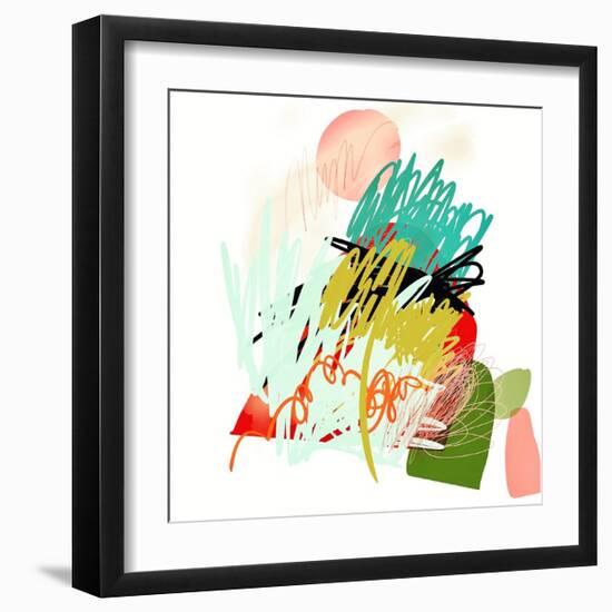 Happy Hills-Niya Christine-Framed Art Print