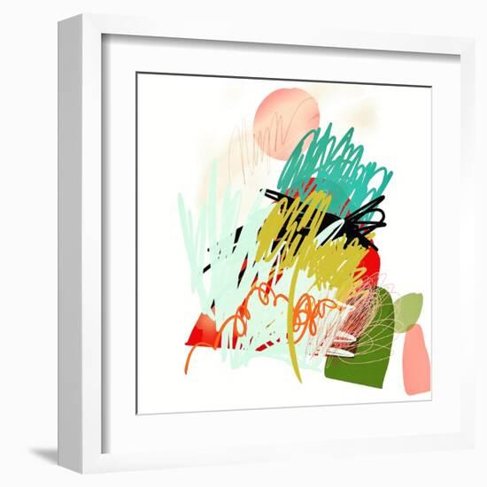 Happy Hills-Niya Christine-Framed Art Print