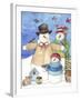 Happy Holiday Snow-Melinda Hipsher-Framed Giclee Print