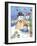 Happy Holiday Snow-Melinda Hipsher-Framed Giclee Print