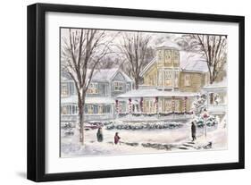 Happy Holiday - Tan-Stanton Manolakas-Framed Giclee Print