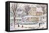 Happy Holiday - Tan-Stanton Manolakas-Framed Stretched Canvas