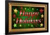 Happy Holidays Faux Framed Poster-null-Framed Poster