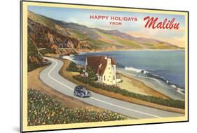 Happy Holidays from Malibu, California-null-Mounted Art Print