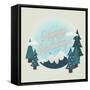 Happy Holidays In The Mountains-Ashley Santoro-Framed Stretched Canvas
