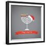 Happy Holidays, Merry Christmas and Happy Hanukkah-LipMic-Framed Art Print