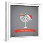 Happy Holidays, Merry Christmas and Happy Hanukkah-LipMic-Framed Art Print