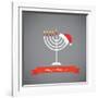 Happy Holidays, Merry Christmas and Happy Hanukkah-LipMic-Framed Art Print