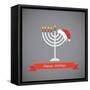 Happy Holidays, Merry Christmas and Happy Hanukkah-LipMic-Framed Stretched Canvas