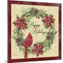 Happy Holidays Wreath-Jean Plout-Mounted Giclee Print