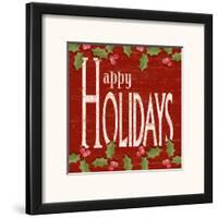 Happy Holidays-Kathy Middlebrook-Framed Art Print