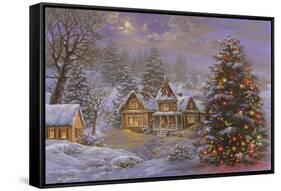 Happy Holidays-Nicky Boehme-Framed Stretched Canvas