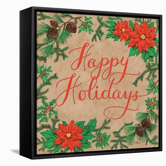 Happy Holidays-Paul Brent-Framed Stretched Canvas