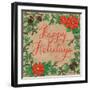 Happy Holidays-Paul Brent-Framed Art Print