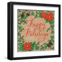 Happy Holidays-Paul Brent-Framed Art Print