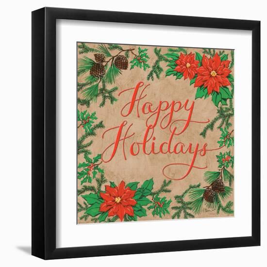 Happy Holidays-Paul Brent-Framed Art Print