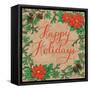 Happy Holidays-Paul Brent-Framed Stretched Canvas