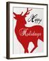 Happy Holidays-Sheldon Lewis-Framed Art Print