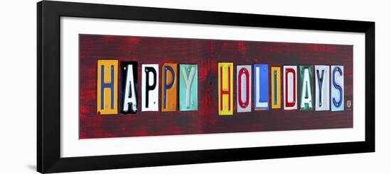 Happy Holidays-Design Turnpike-Framed Giclee Print