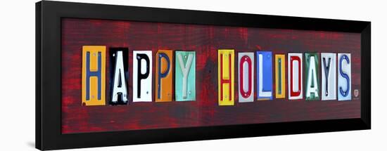 Happy Holidays-Design Turnpike-Framed Giclee Print