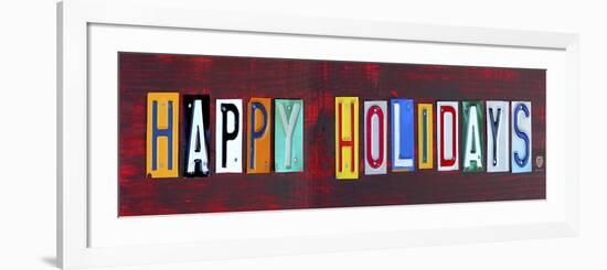 Happy Holidays-Design Turnpike-Framed Giclee Print