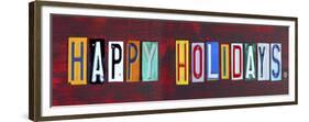 Happy Holidays-Design Turnpike-Framed Giclee Print