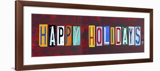 Happy Holidays-Design Turnpike-Framed Giclee Print