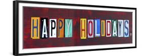 Happy Holidays-Design Turnpike-Framed Giclee Print