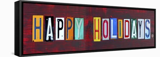 Happy Holidays-Design Turnpike-Framed Stretched Canvas