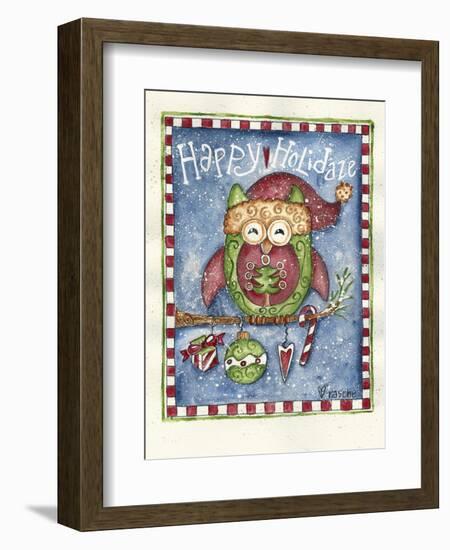 Happy Holidaze Owl-Shelly Rasche-Framed Giclee Print