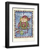 Happy Holidaze Owl-Shelly Rasche-Framed Giclee Print